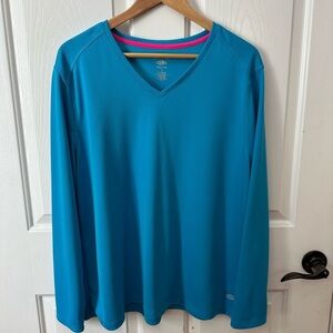 Reel Legends Teal Long Sleeve Top